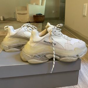 Womens Balenciaga Triple S Clear Sole